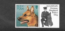 DOGS GERMAN SHEPHERD POLICE DOG  PETS ISLE OF MAN 1996