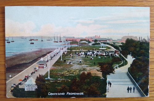 Vintage postcard gravesend - vintage, postcard-gravesend