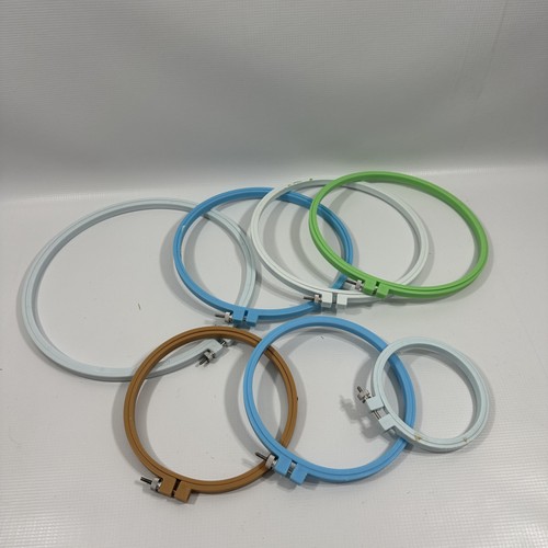 Plastic embroidery hoops - embroidery,