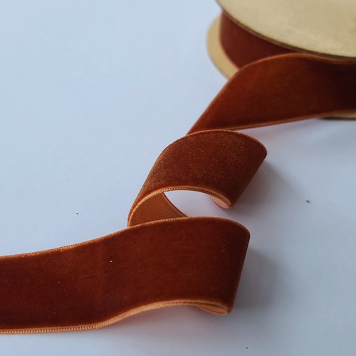Velvet ribbon 25mm wide single - 25mm,
