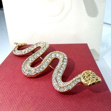 Swarovski Cobra Snake Brooch