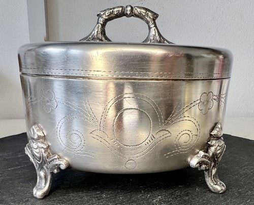 Rare art nouveau silver plated - nouveau,