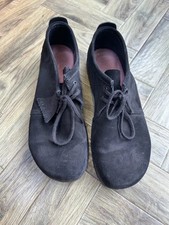 Clark’s Black Suede Ashton Shoe, Size UK 10