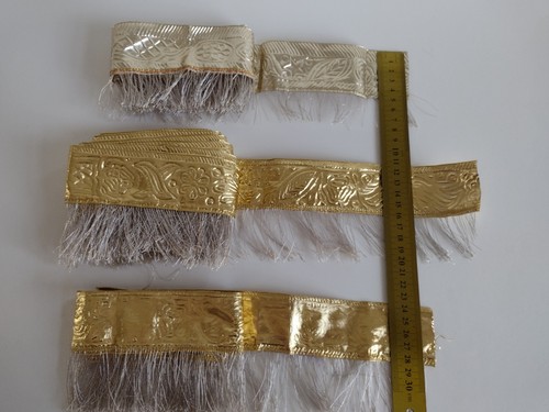 Vintage indian gold lurex - indian,