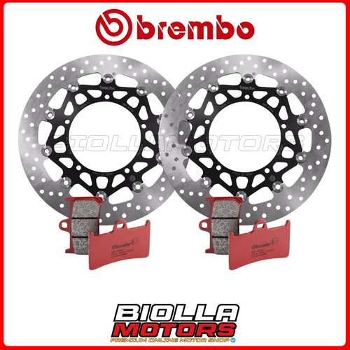 Kit pads discs - +, brembo