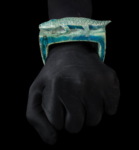 Vintage egyptian crocodile - egyptian,