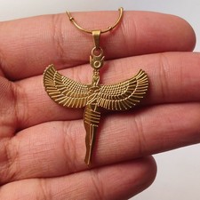 Gold-plated Isis pendant