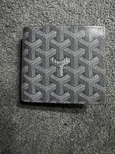 Goyard Wallet Leather Grey