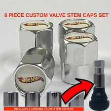 Hot Wheels Valve Stem Caps red