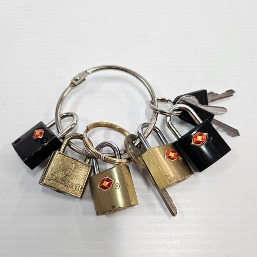 Luggage brass metal - brass/metal, padlocks