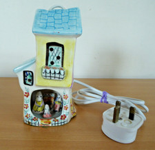 Vintage Peggie Foy Ceramic Night Light Lamp Cotton Tails Retro