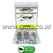 Suzuki RM125 1989-1992 Full Plastics Fastener Kit - Nuts/Bolts/Washers