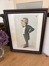 A vintage framed Vanity Fair