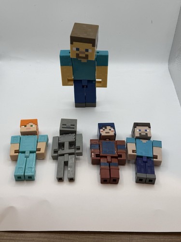 Minecraft figure bundle mattel - figure,