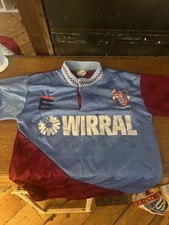 vintage Boys Tranmere Rovers 1989-91 away shirt, sponsored by Wirral