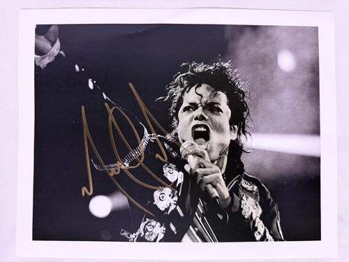 Michael jackson signed - signed, 8x10