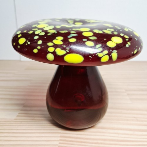 Vintage kanawha glass - glass, mushroom