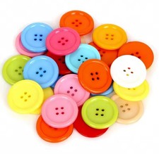 50x 20mm Round Coat Buttons