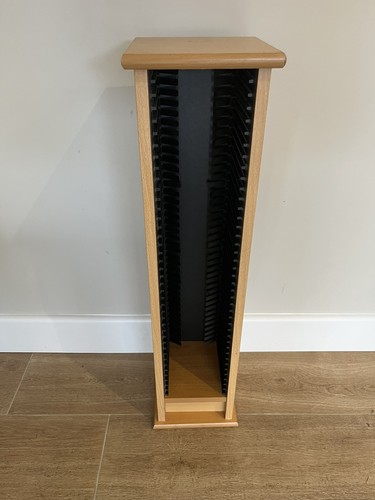 Wooden storage tower rack - cd,