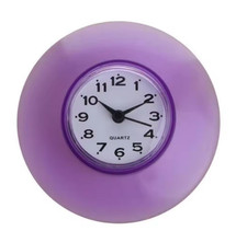 Bathroom suction cup clock - suction,
