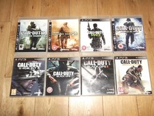 8 CALL OF DUTY PS3 GAMES