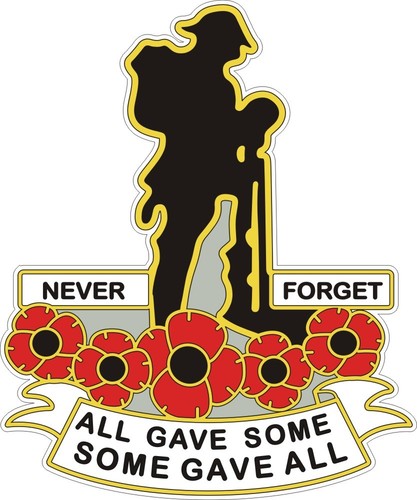 Poppy car window sticker with - poppy,