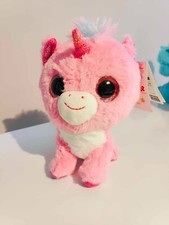 Big Eyes Pink Unicorn FuzzBuzz
