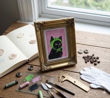 ACEO Original Oil Pastel