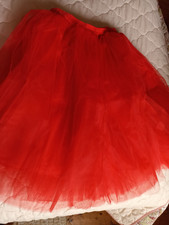 Bright Red vintage style net