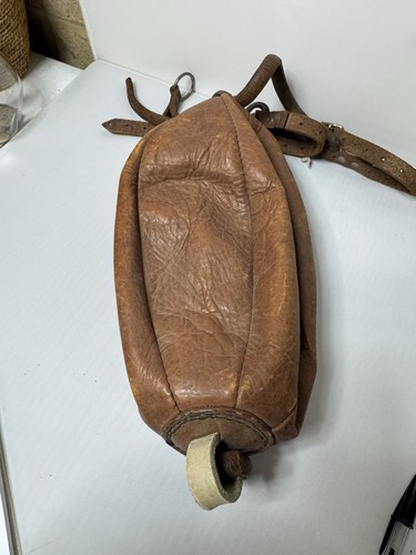 Vintage leather punch ball - leather, no