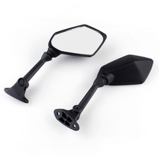 Racing Mirror Mirrors For Kawasaki Ninja ZX6R 2009-2011 Black UK