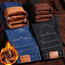 Mens Winter Thermal Jeans
