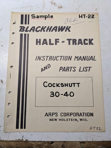 Arps tractor half track - arps, half-track