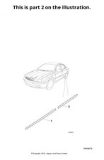 Jaguar Genuine Door Moulding Spare Part Fits X-Type 2001-2010 Classic C2S2932XXX