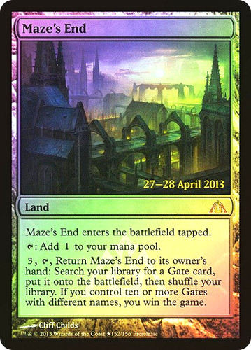 Mtg maze end foil date - -,