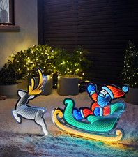 Santa Sleigh Infinity Light