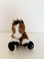 Russ Shining Stars Horse Soft Toy Cuddly Plush Animal Plushie Black Brown 8”