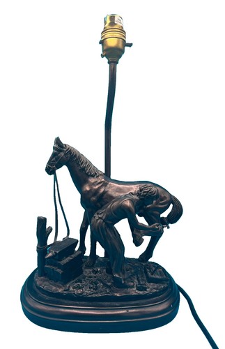 Sculptural table lamp farrier - lamp,