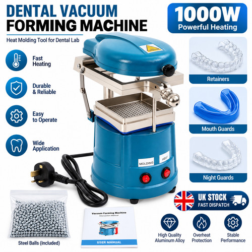 Dental vacuum forming machine - dental,