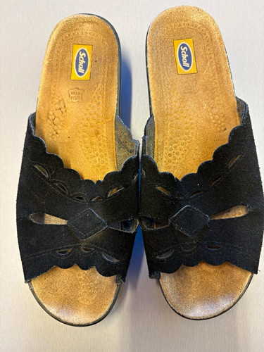 Scholl women black - women’s, suede
