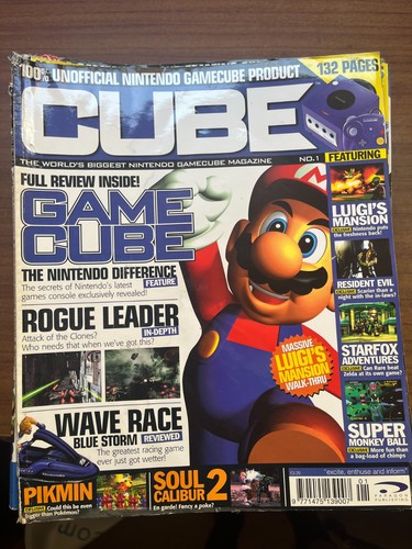 Cube magazine nintendo retro - cube,