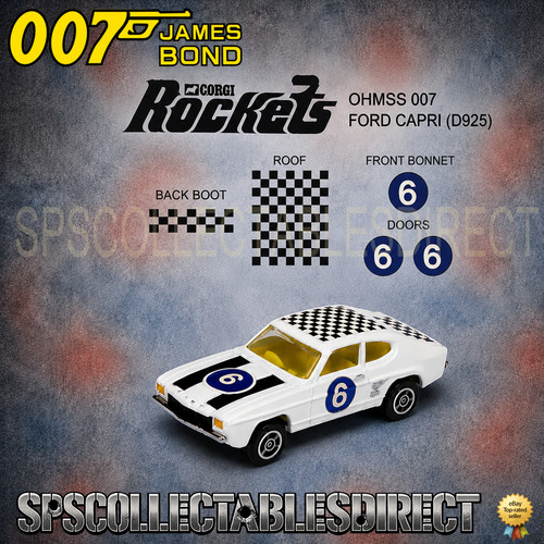 James bond 007 corgi rockets - james,
