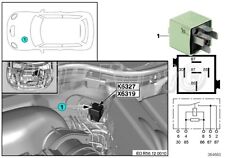 10-BMW K25 K26 K28 K589 K569 96-15 5-Pin Multi-Use Relay 61360141229 61368373700