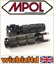 Honda CBR 600 F 1987-2006 [MPOL Black Anodised Front Footpegs] MFPB09BK