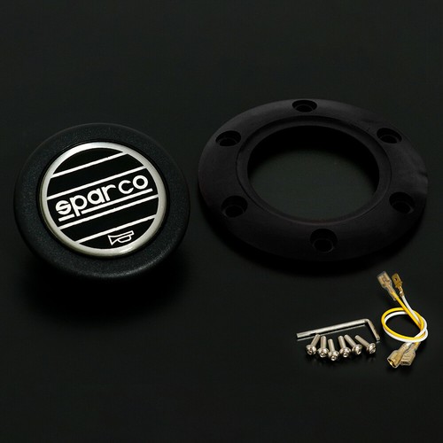 Sparco horn button - black, for