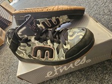 Etnies The Flave Skate Black & Gray Camo Trainer UK 6 Vintage Y2K