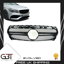 MERCEDES C-CLASS W117 C117 AMG STYLE GRILLE CLA CLA200 CLA200 GLOSS BLACK UK!
