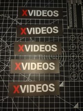 5 Pcs Xvideos Sticker Pack. Funny Prank Adult Logo