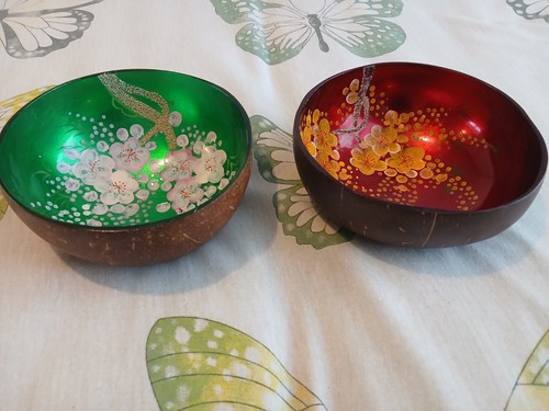 Pair vietnamese laquered - pair,