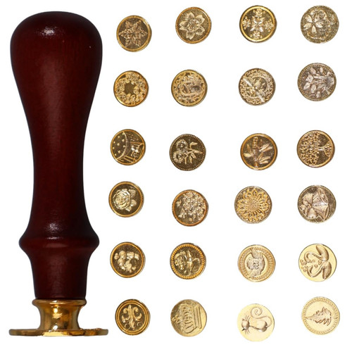 Wax seal stamp - 24pcs,